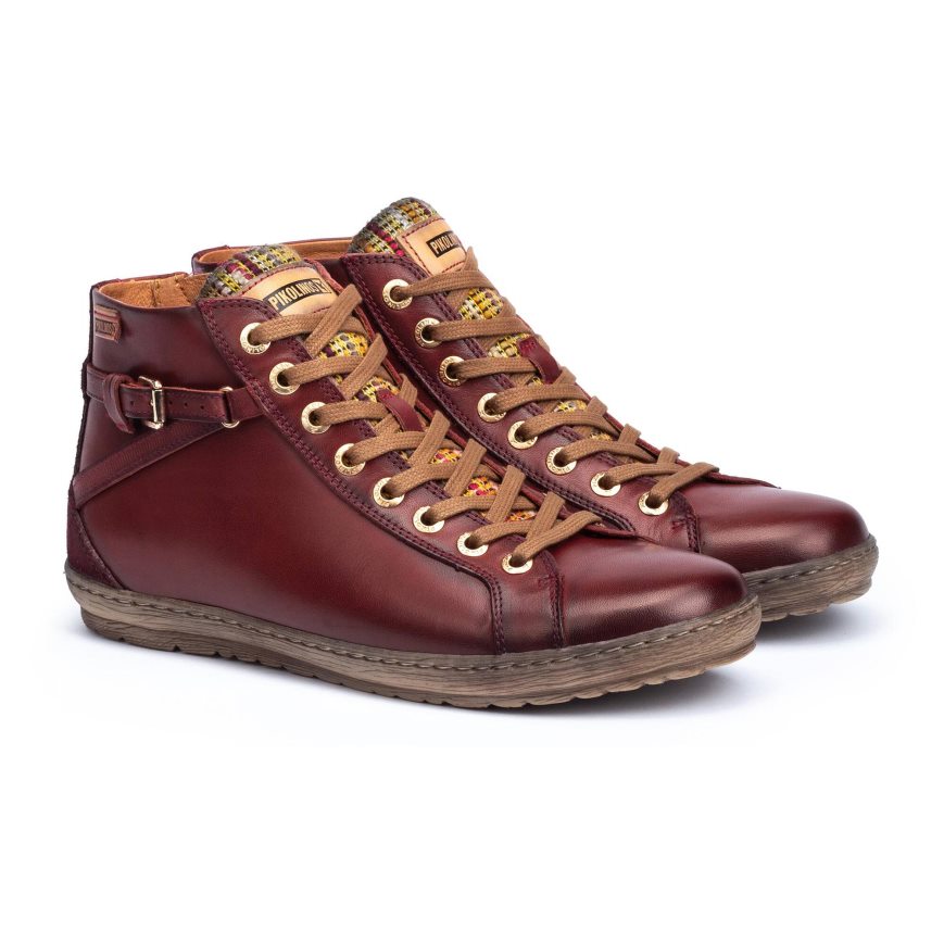 Women's Pikolinos LAGOS Ankle Boots Brown | NZ ZQ58129